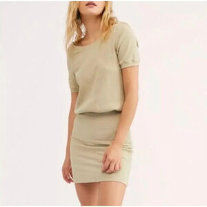 Free People Beach Happy Hour Ribbed Bodycon Dress